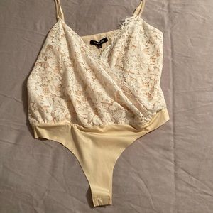 NWT Strut & Bolt Ivory lace Bodysuit